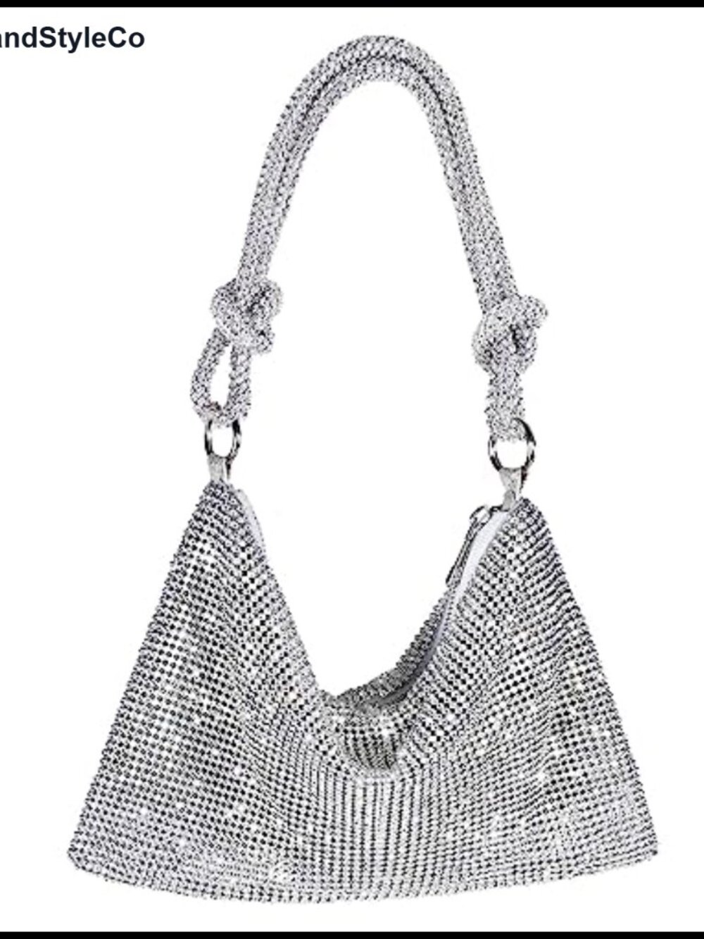 Rhinestone Clutch Purse Sparkly Evening Bag for Women with Shoulder Strap